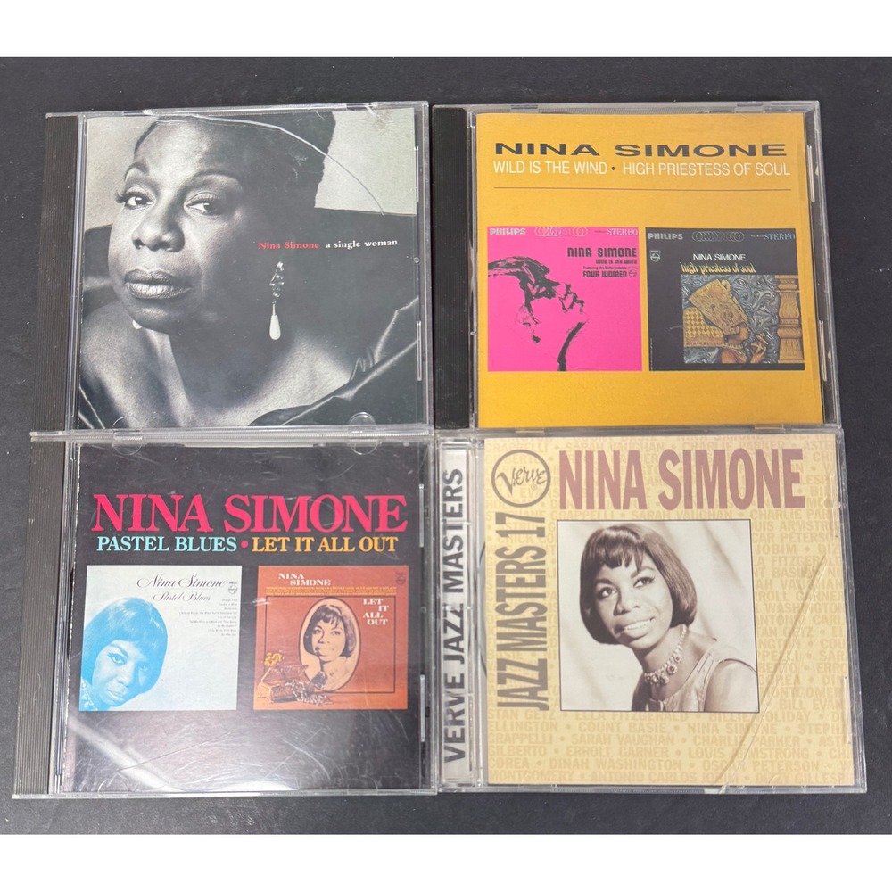 Nina Simone CD Lot 4 Albums Jazz Blues Soul Verve Mercury Elektra Anthology